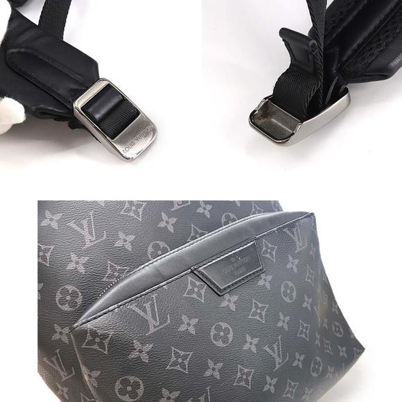 Louis Vuitton Monogram Eclipse Apollo Backpack Rucksack Black - Picture 6 of 8